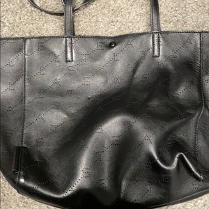 Stella McCartney black logo tote